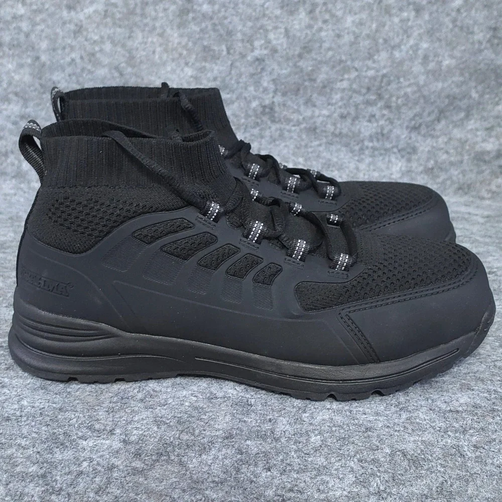 Brahma Blast Off Mens Steel Toe Work Boots Black Slip Resistant Size 7.5 NEW